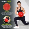 image:imageProsourceFit Slam Medicine Balls 5 10 15 20 25 30 50lbs Smooth and Tread Textured Grip Dead Weight Balls for Strength and Conditioning Exercises Cardio and Core WorkoutsRed