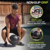 image:imageProsourceFit Slam Medicine Balls 5 10 15 20 25 30 50lbs Smooth and Tread Textured Grip Dead Weight Balls for Strength and Conditioning Exercises Cardio and Core WorkoutsClassic  Black