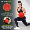 image:imageProsourceFit Slam Medicine Balls 5 10 15 20 25 30 50lbs Smooth and Tread Textured Grip Dead Weight Balls for Strength and Conditioning Exercises Cardio and Core WorkoutsRed