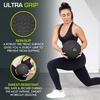 image:imageProsourceFit Slam Medicine Balls 5 10 15 20 25 30 50lbs Smooth and Tread Textured Grip Dead Weight Balls for Strength and Conditioning Exercises Cardio and Core WorkoutsTread  Black