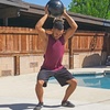 image:imageProsourceFit Slam Medicine Balls 5 10 15 20 25 30 50lbs Smooth and Tread Textured Grip Dead Weight Balls for Strength and Conditioning Exercises Cardio and Core WorkoutsClassic  Black