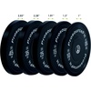 image:imageProsourceFit Solid Rubber Bumper Plates Sold Individually with Steel Insert for Strength Training and Cross Conditioning Power Lifting45 LB