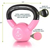 image:imageProsourceFit Vinyl Coated Cast Iron Kettlebells for Full Body Fitness Workouts51 Pounds