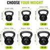 image:imageProsourceFit Vinyl Plastic Kettlebell from 10 15 20 25 30 and 35 lbs25lb
