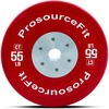 image:imageProsourceFit Competition Color Training Bumper Plates Rubber with Steel Insert Calibrated for Cross Conditioning Power Lifting Weight Training55lb