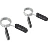 image:imageProsourceFit Olympic Barbell Spring Clip Collar 2inch Pair with EasyGrip Handles for WeightliftingPowerlifting and Strength Training