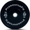 image:imageProsourceFit Solid Rubber Bumper Plates Sold Individually with Steel Insert for Strength Training and Cross Conditioning Power Lifting45 LB