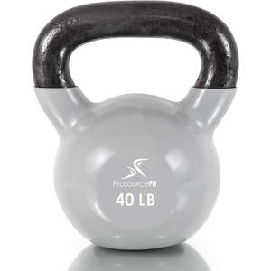 image:imageProsourceFit Vinyl Coated Cast Iron Kettlebells for Full Body Fitness Workouts400 Pounds