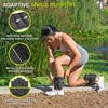 image:imageProsource AnkleWrist and ArmLeg Weights Set of 2 Adjustable Strap 1 lb5 lb Adjustable Weight 15 lb 10 lb 7 lb for Men and WomenGrey