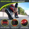 image:imageProsource AnkleWrist and ArmLeg Weights Set of 2 Adjustable Strap 1 lb5 lb Adjustable Weight 15 lb 10 lb 7 lb for Men and WomenRed