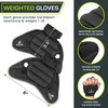image:imageProsourceFit Weighted Gloves Set 2 lb Pair  1 lb Each Neoprene Hand Weights for Walking Cardio Aerobics Boxing Toning and SculptingBlack