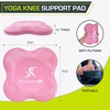 image:imageProsourceFit Yoga Knee Support Pads Set of 2 NonSlip Knee Pad for Yoga Pilates Meditation and Stretching Exercise Yoga Accessories for Knee Support for Men and Women Portable Yoga Pad CushionsPink