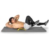 image:imageProsourceFit Abdominal Ab Mat 15x12 High Density Core Trainer for Workouts Conditioning Posture Support and Crunch Exercises Home Fitness EquipmentBlackYellow