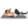 image:imageProsourceFit Abdominal Ab Mat 15x12 High Density Core Trainer for Workouts Conditioning Posture Support and Crunch Exercises Home Fitness EquipmentBlackBlue