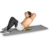 image:imageProsourceFit Abdominal Ab Mat 15x12 High Density Core Trainer for Workouts Conditioning Posture Support and Crunch Exercises Home Fitness EquipmentBlackYellow