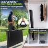 image:imageProsourceFit BiFold Folding Thick Exercise Mat 6x2 with Carrying Handles for MMA Gymnastics Core WorkoutsBlack