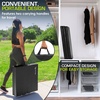 image:imageProsourceFit TriFold Folding Thick Exercise Mat 6x2 with Carrying Handles for MMA Gymnastics Stretching Core WorkoutsBlack