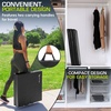 image:imageProsourceFit TriFold Folding Thick Exercise Mat 6x2 with Carrying Handles for MMA Gymnastics Stretching Core WorkoutsBlack