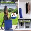 image:imageProsourceFit TriFold Folding Thick Exercise Mat 6x2 with Carrying Handles for MMA Gymnastics Stretching Core WorkoutsBlue