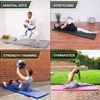 image:imageProsourceFit TriFold Folding Thick Exercise Mat 6x2 with Carrying Handles for MMA Gymnastics Stretching Core WorkoutsGray