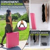 image:imageProsourceFit TriFold Folding Thick Exercise Mat 6x2 with Carrying Handles for MMA Gymnastics Stretching Core WorkoutsPink
