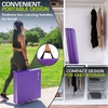 image:imageProsourceFit TriFold Folding Thick Exercise Mat 6x2 with Carrying Handles for MMA Gymnastics Stretching Core WorkoutsPurple